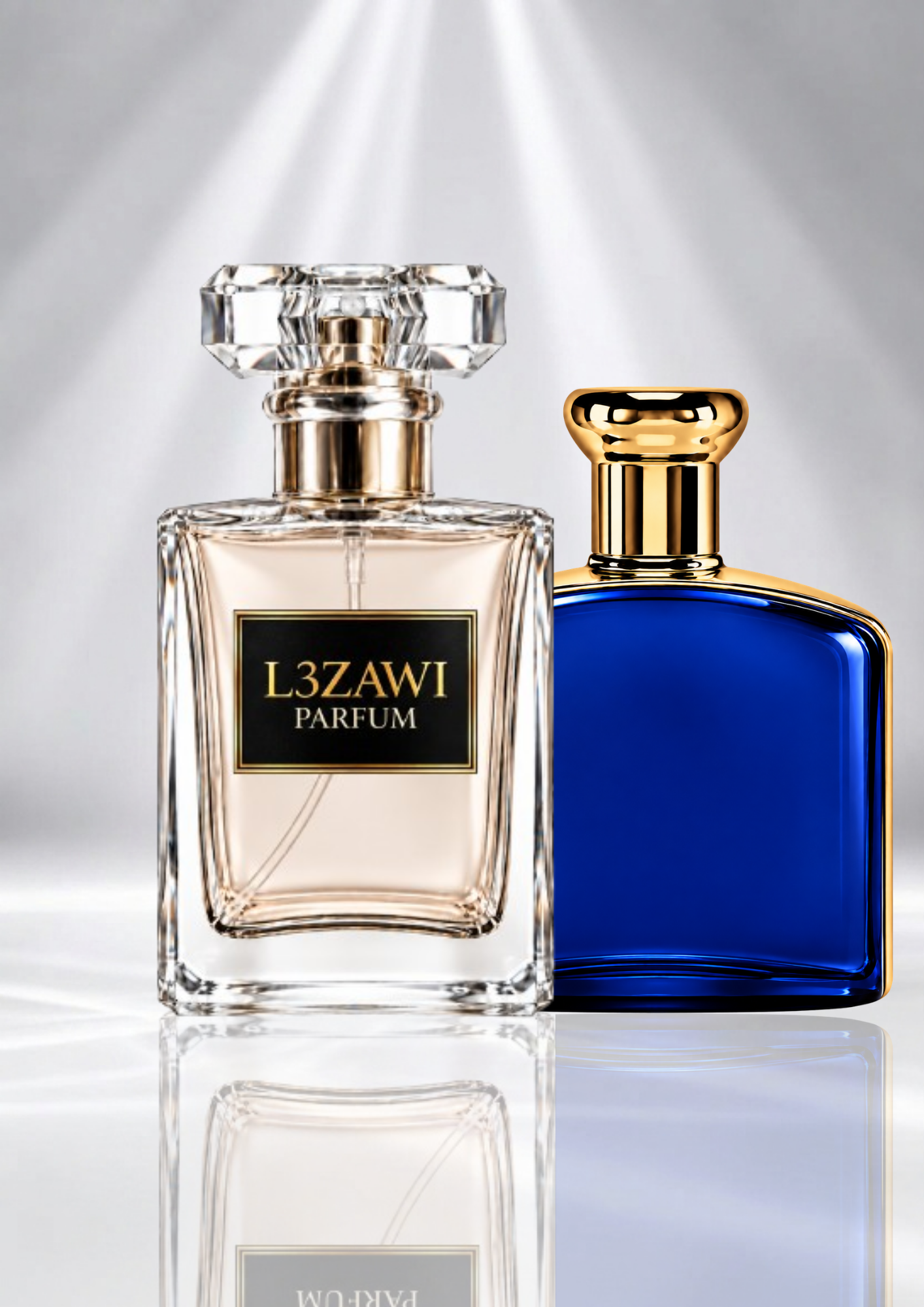 Flacon du parfum POLO BLUE GOLD BLEND