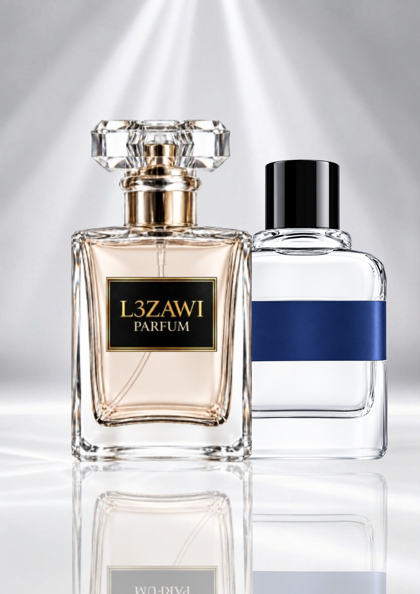 Flacon du parfum BLUE LABEL