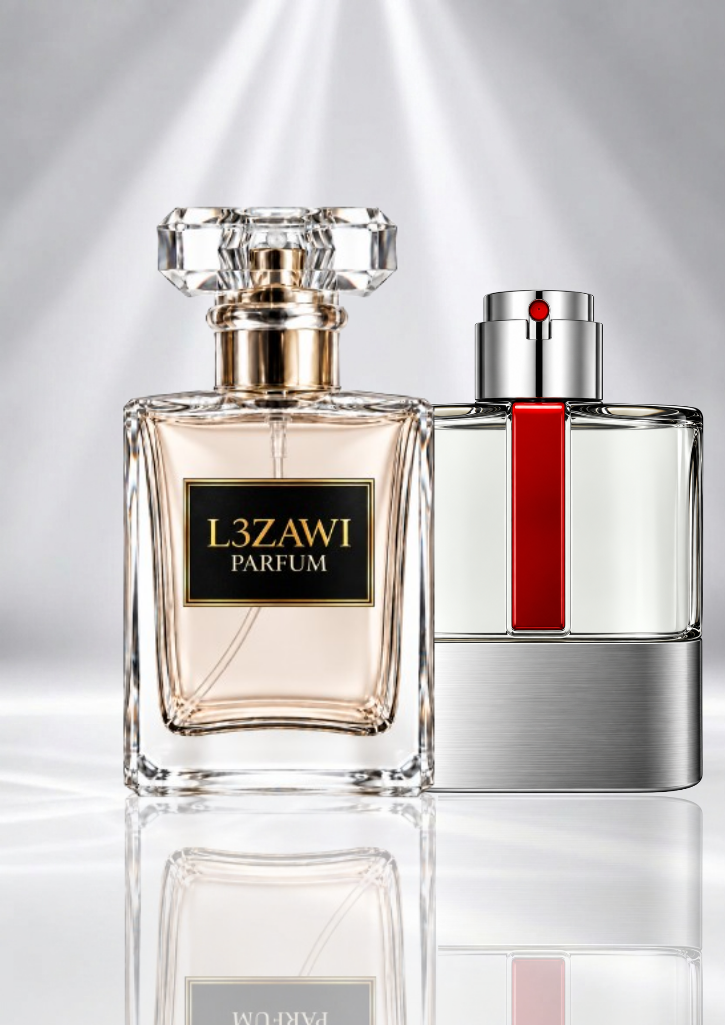 Flacon du parfum LUNA ROSSA